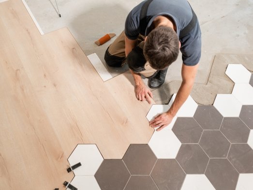 Flooring installation services in Fitchburg